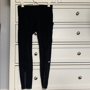 Lulu Lemon fast and free leggings (reflective)